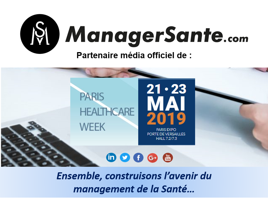 Bannière marketing PARIS HEALTHCARE WEEK 2019