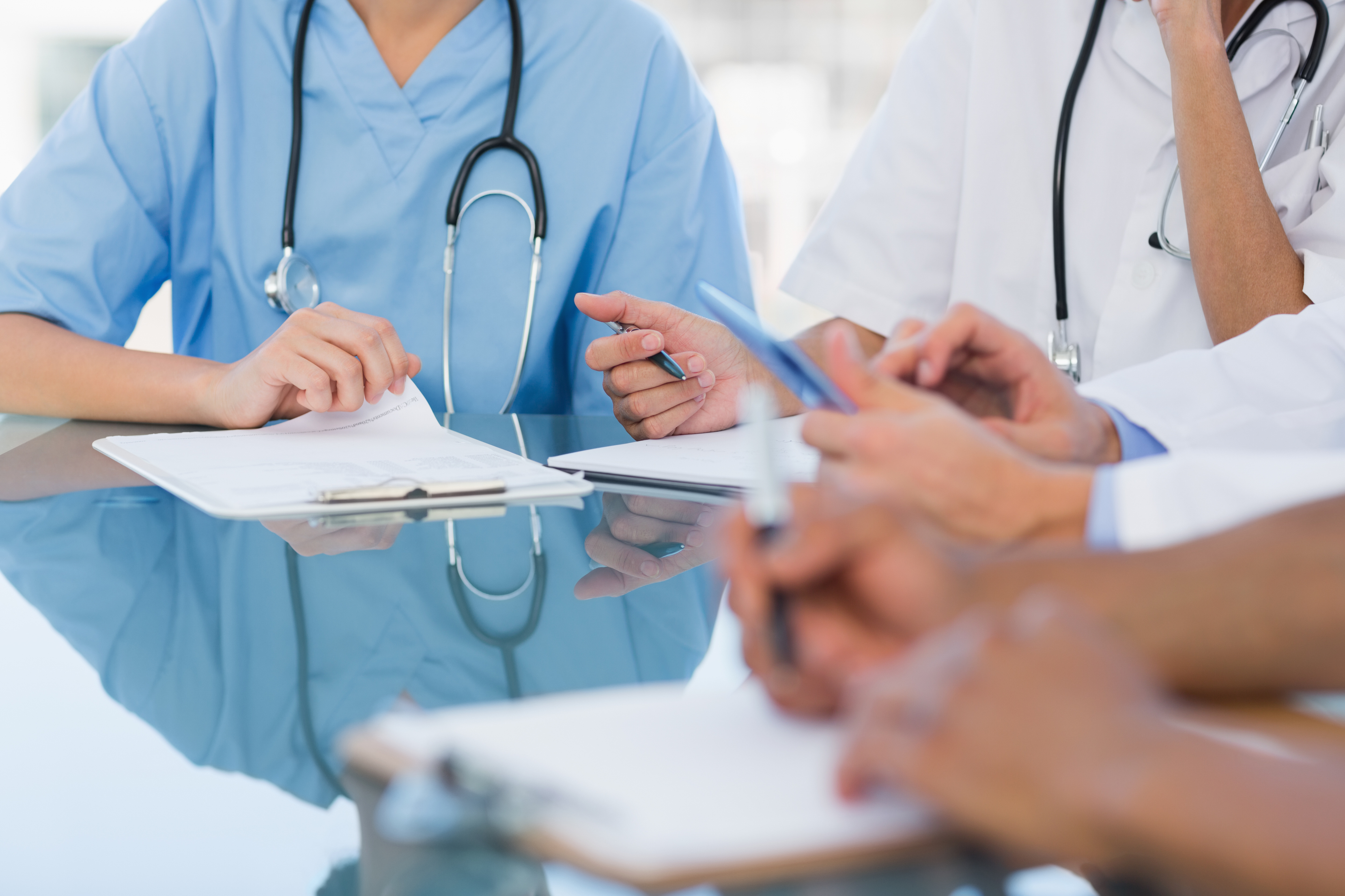 Doctors in a meeting at hospital